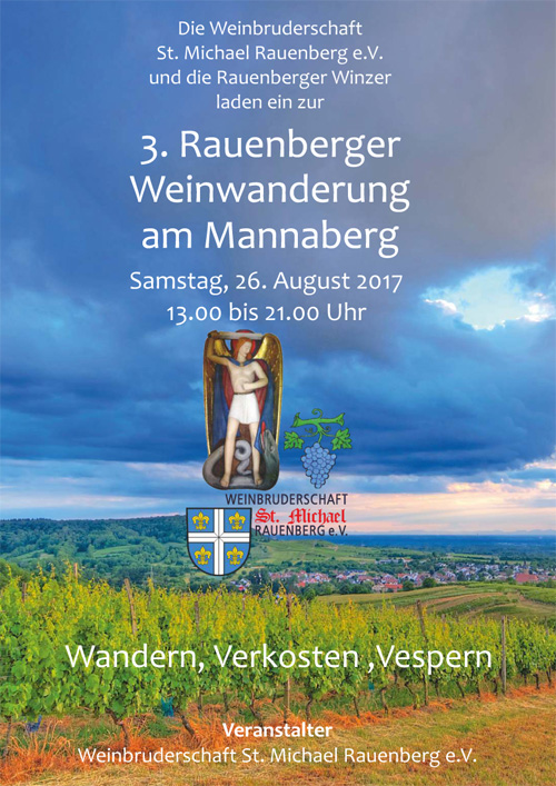3. Weinwanderung in Rauenberg am 26.08.2017