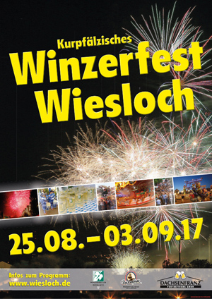 Offizielle Eröffnung des Kurpfälzischen Winzerfestes 2017