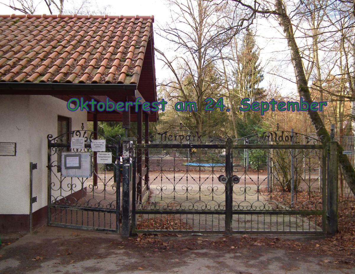Tierpark Walldorf lädt zum Oktoberfest