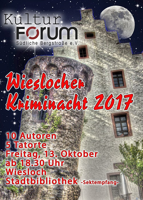 Heute –  am 13.10.2017:  Wieslocher Kriminacht