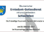 Schlachtfest und Erntedankgottesdienst am 03.10.2017