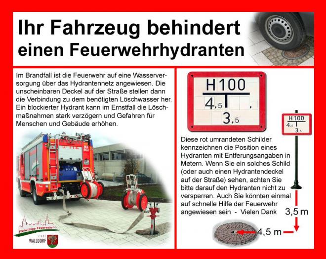 Die Feuerwehr hilft – helfen Sie der Feuerwehr