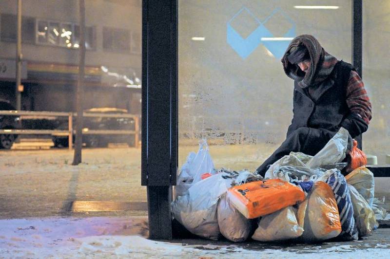 Erfrierungsschutz für Obdachlose.  Schauen Sie nicht weg!!!