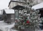 Verschneiter Weihnachtsmarkt in Walldorf