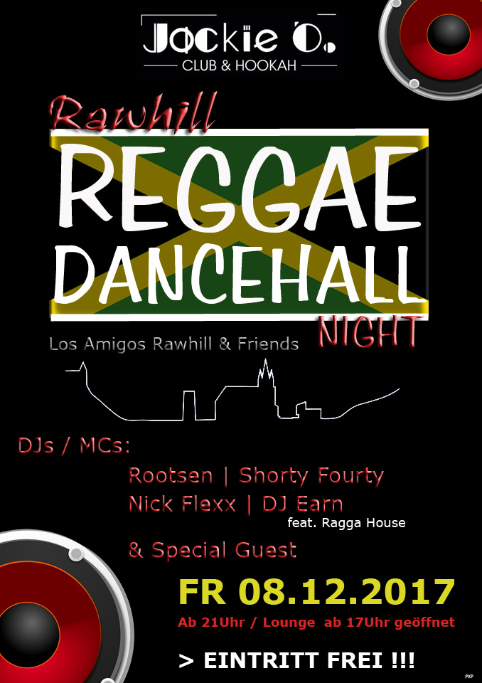 Reggae Night in Rauenberg am Freitag 8.12 im Club Jackie O – Eintritt frei!