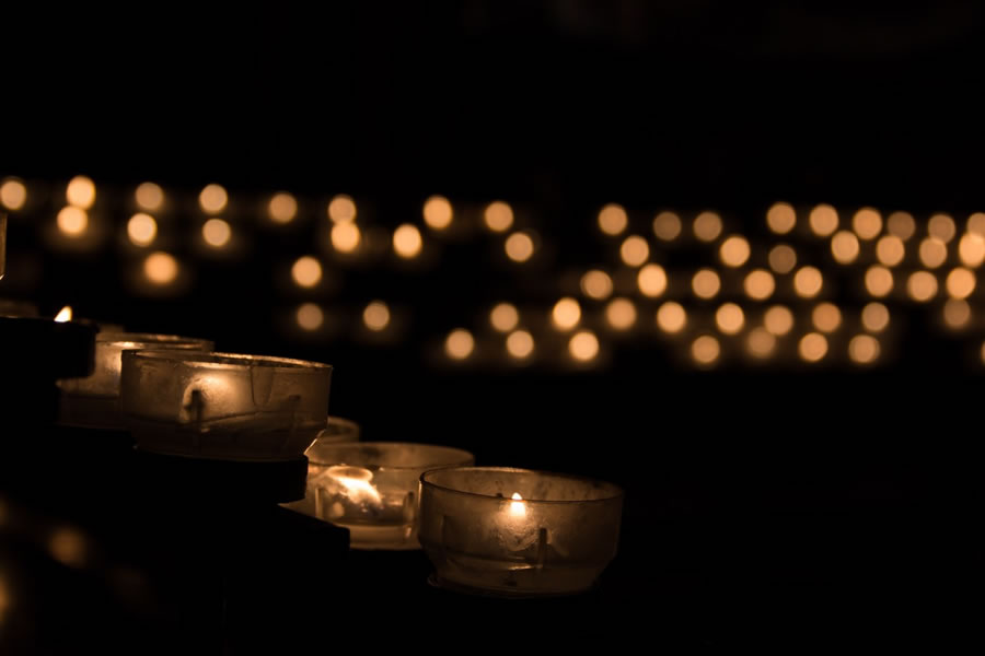 Morgen Lichterkirche in St. Laurentius