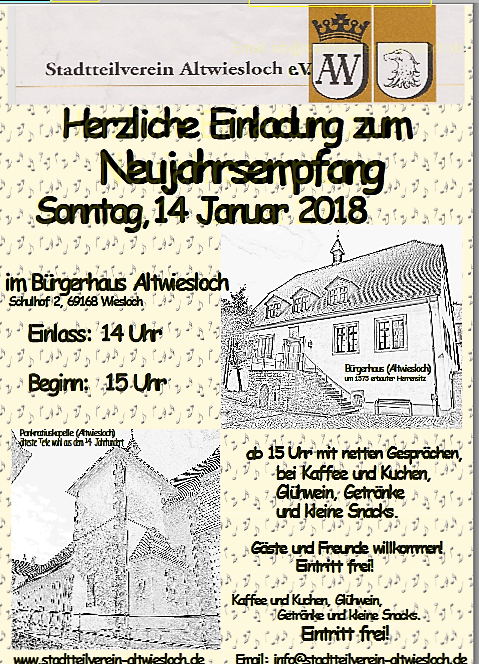 Neujahrsempfang in Altwiesloch