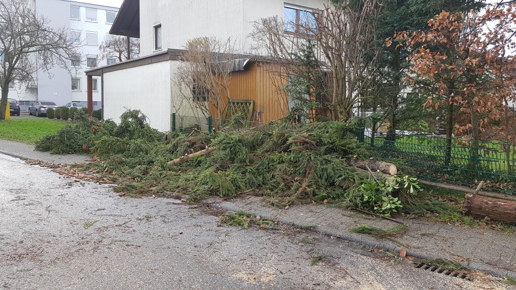 Sturmtief „Burglind“: Mit blauem Auge davongekommen