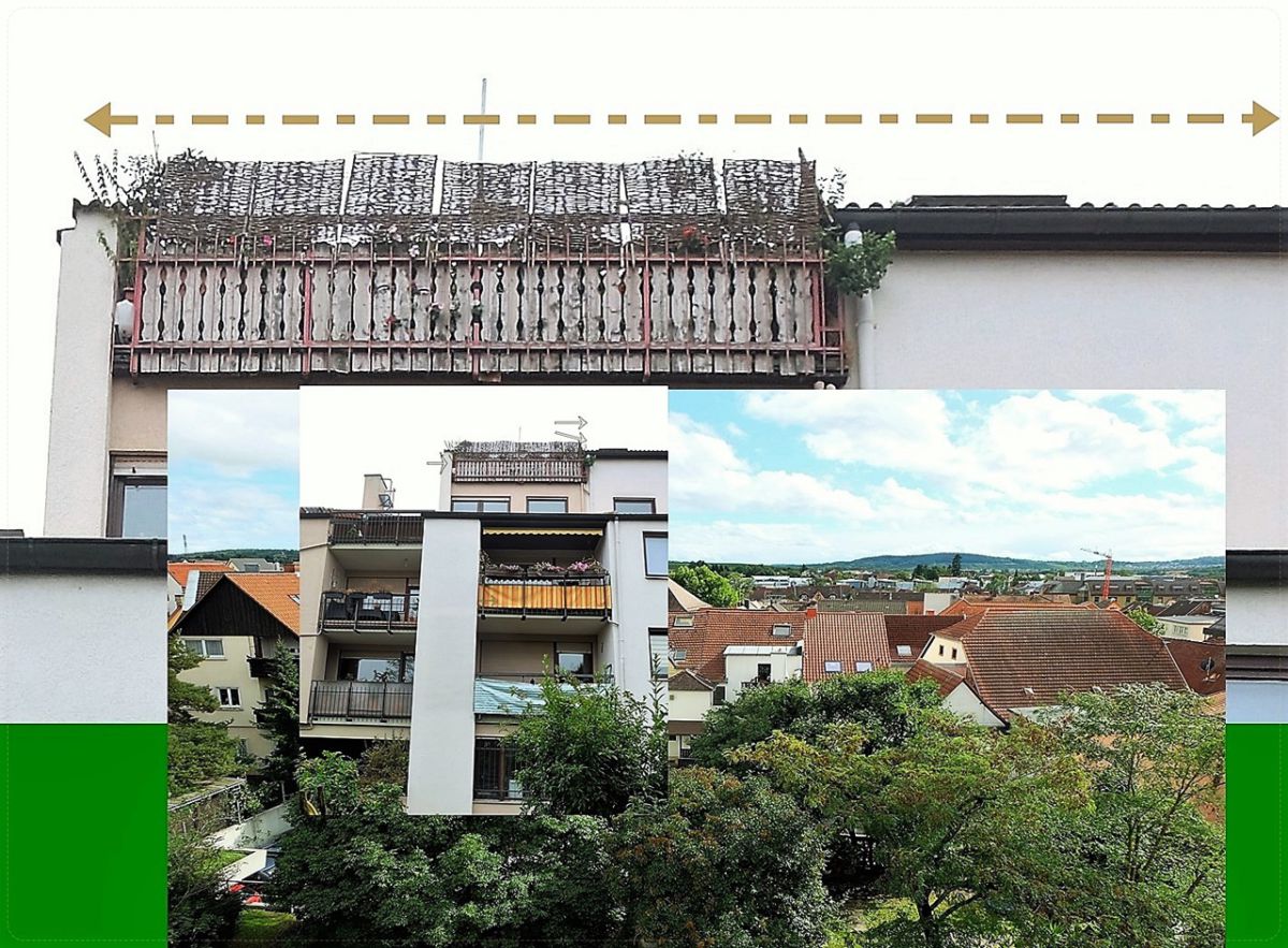 ETW im Wieslocher Zentrum mit traumhaften Ausblick privat zu verkaufen