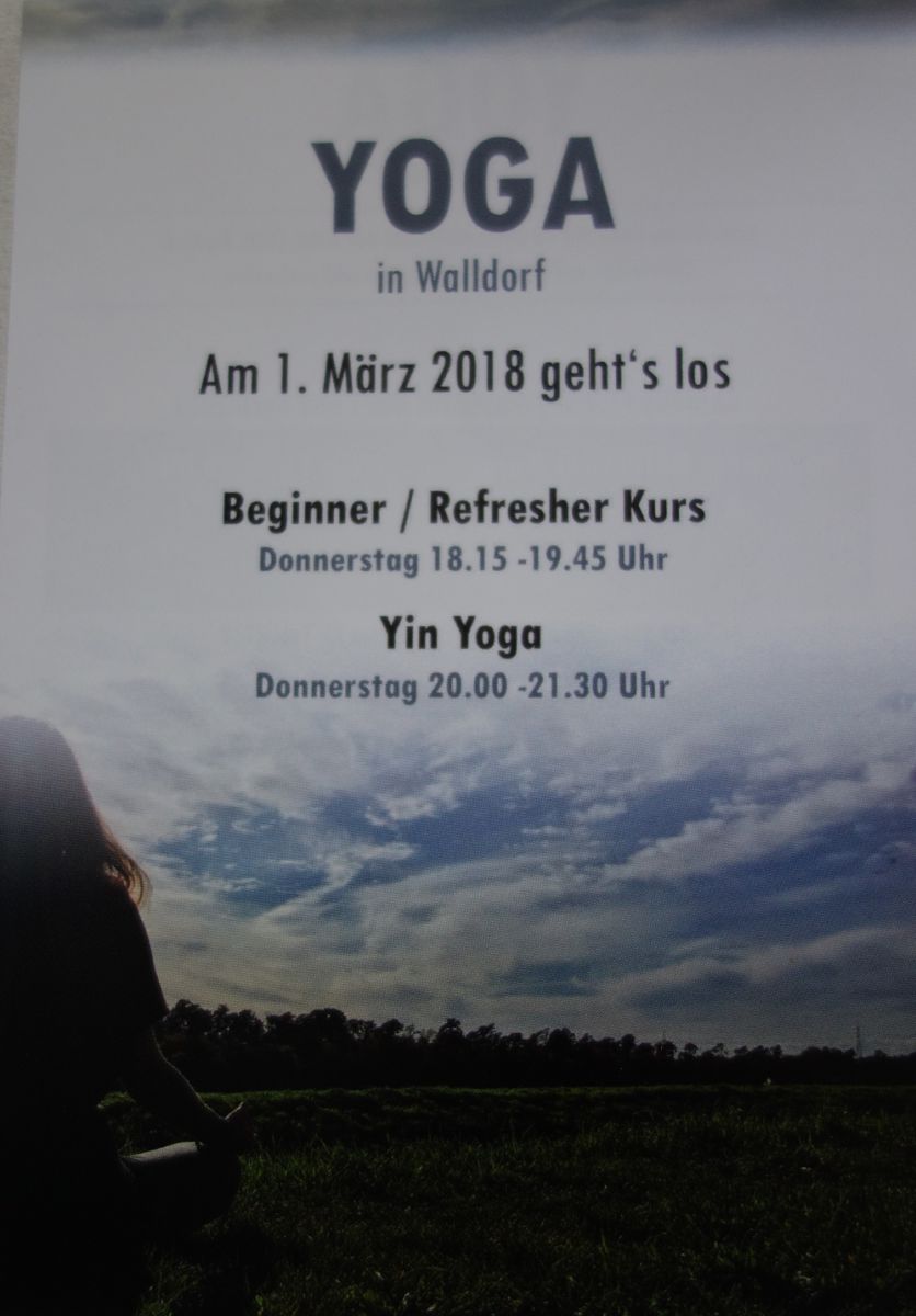 Neu ab März: Yoga in Walldorf mit Martina Hanauer