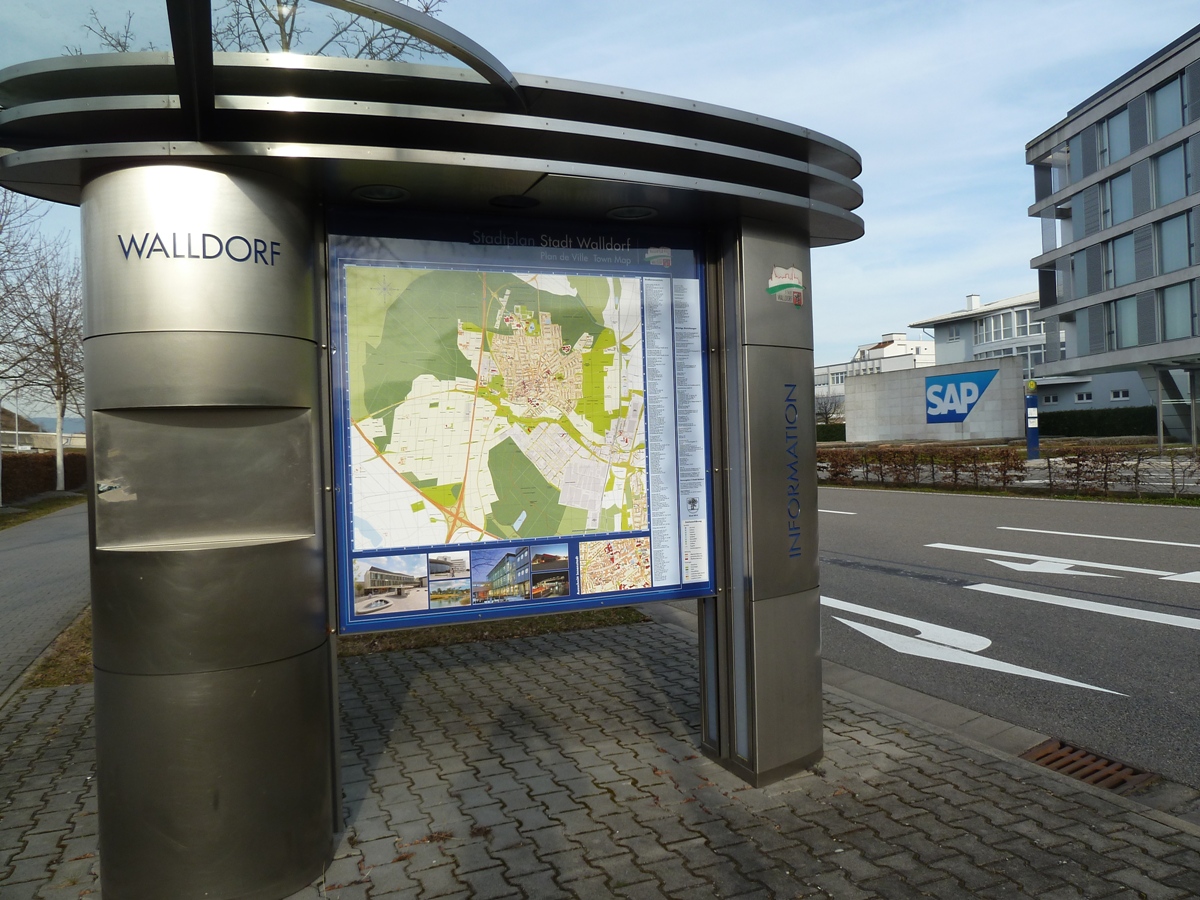 Bushaltestelle SAP Deutschland nicht anfahrbar