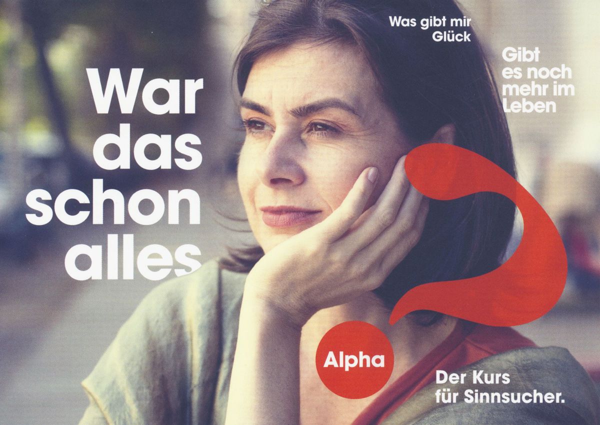 »ALPHA«-KURS IN DER PAULUSGEMEINDE/ Malsch vom 19. April bis 23. Juli