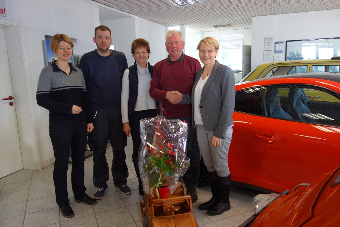 Jubiläum im Autohaus Schmidt in Walldorf