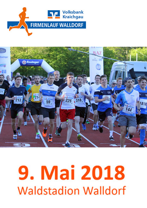 2. Volksbank Kraichgau Firmenlauf Walldorf