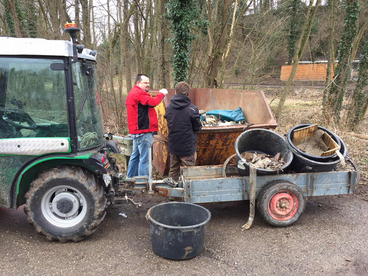 Frühjahrsputz ist in vollem Gange