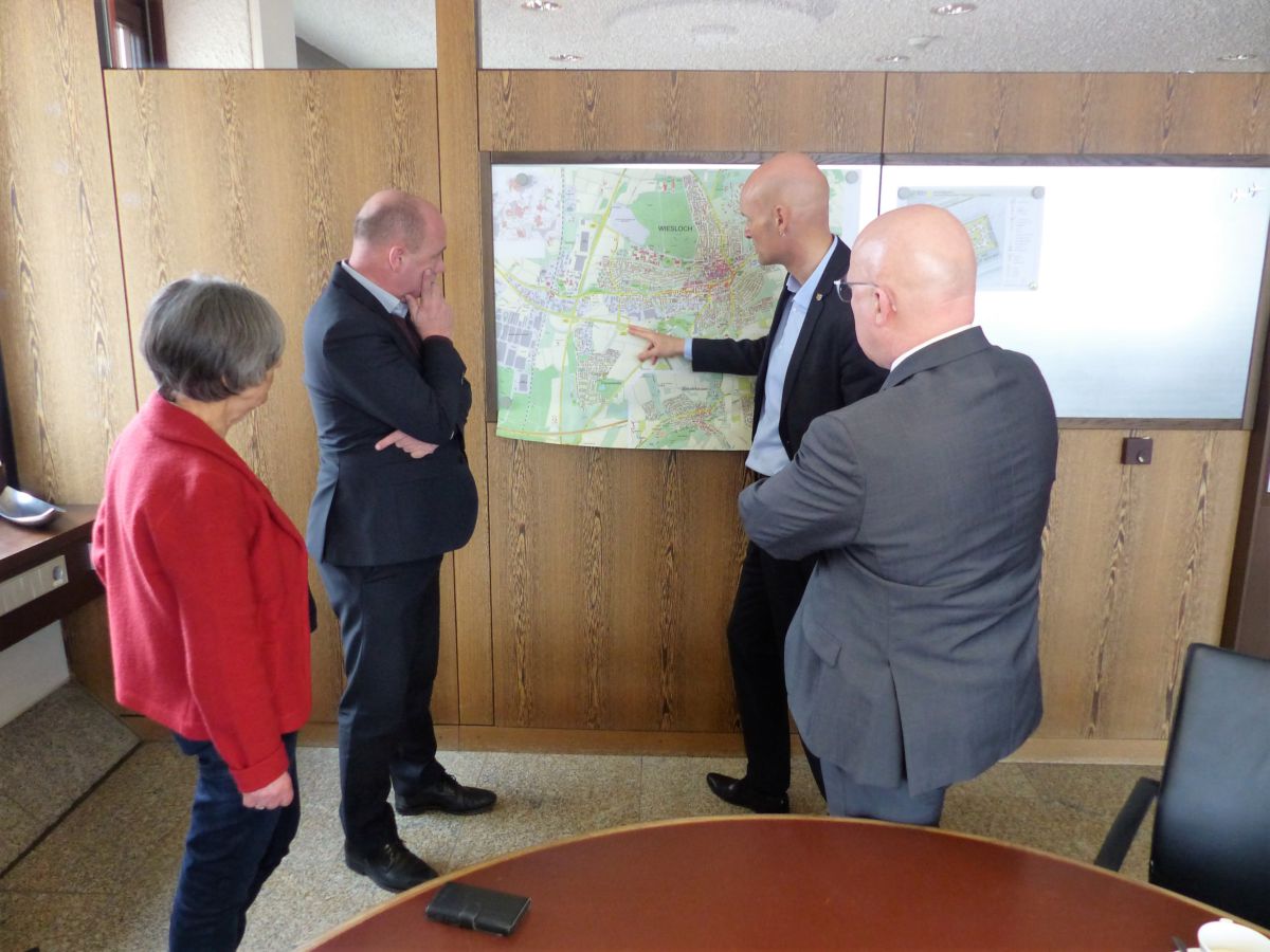 FDP-Bundestagsabgeordnete Jens Brandenburg MdB zu Gast in Wieslocher Rathaus