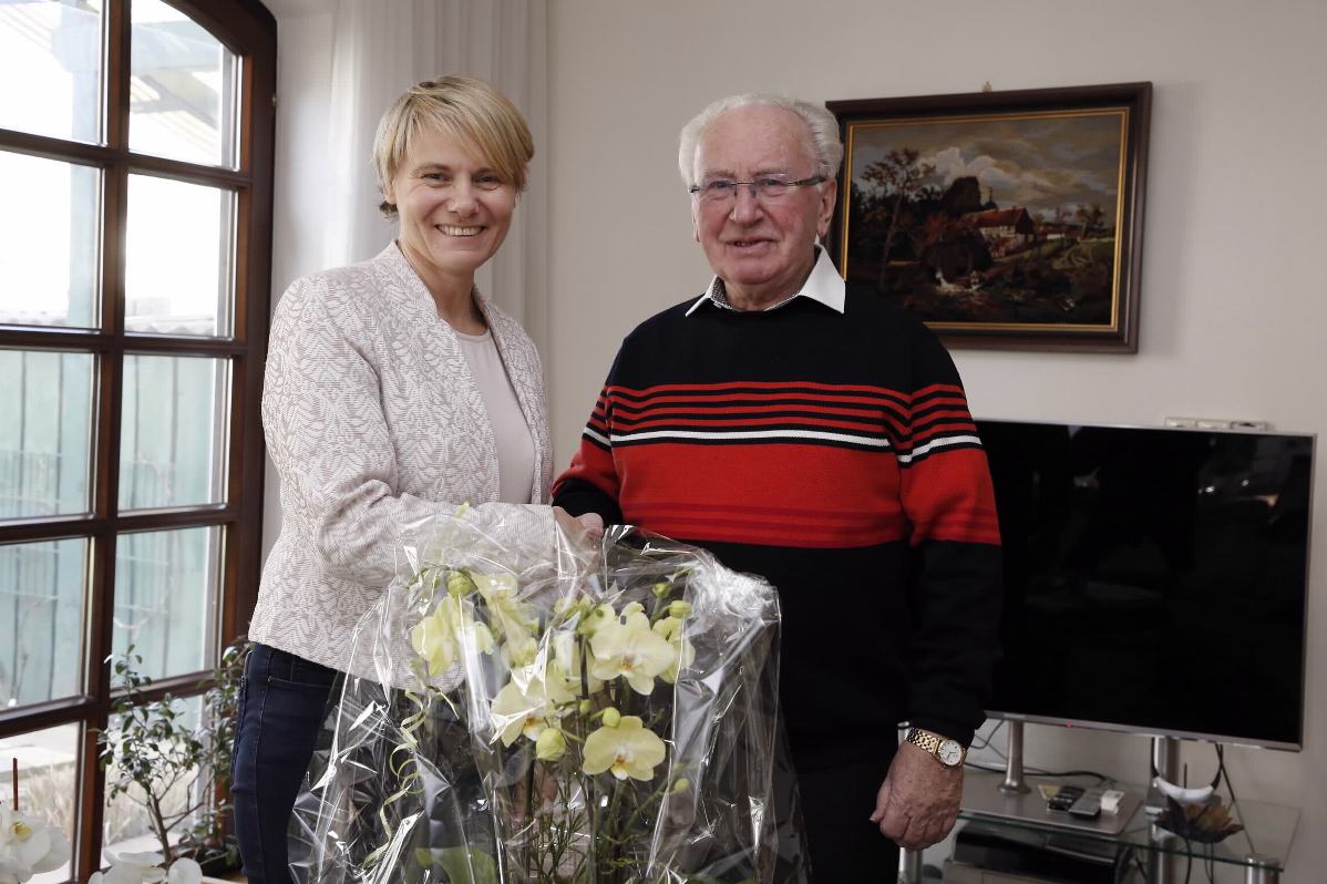 Alt-Bürgermeister Heinz Merklinger feierte seinen 75. Geburtstag