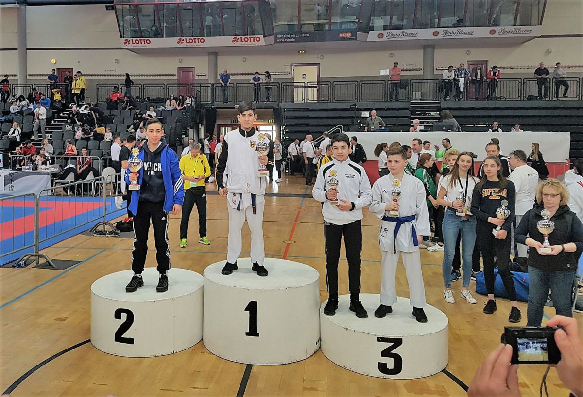 Karateka gewinnen 2 x Gold, Silber und Bronze in Koblenz und Basel