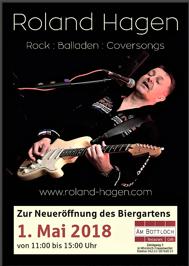 Morgen, am 1. Mai feiert das  Restaurant “Am Bottloch” in Frauenweiler  große Biergarteneröffnung  mit Livemusik