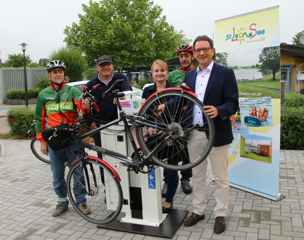 kostenlose RadSERVICE-Station in St. Leon-Rot am See