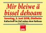 Kulturtreff der SPD Dielheim am 3.6. zum gucke, höre un mitmache