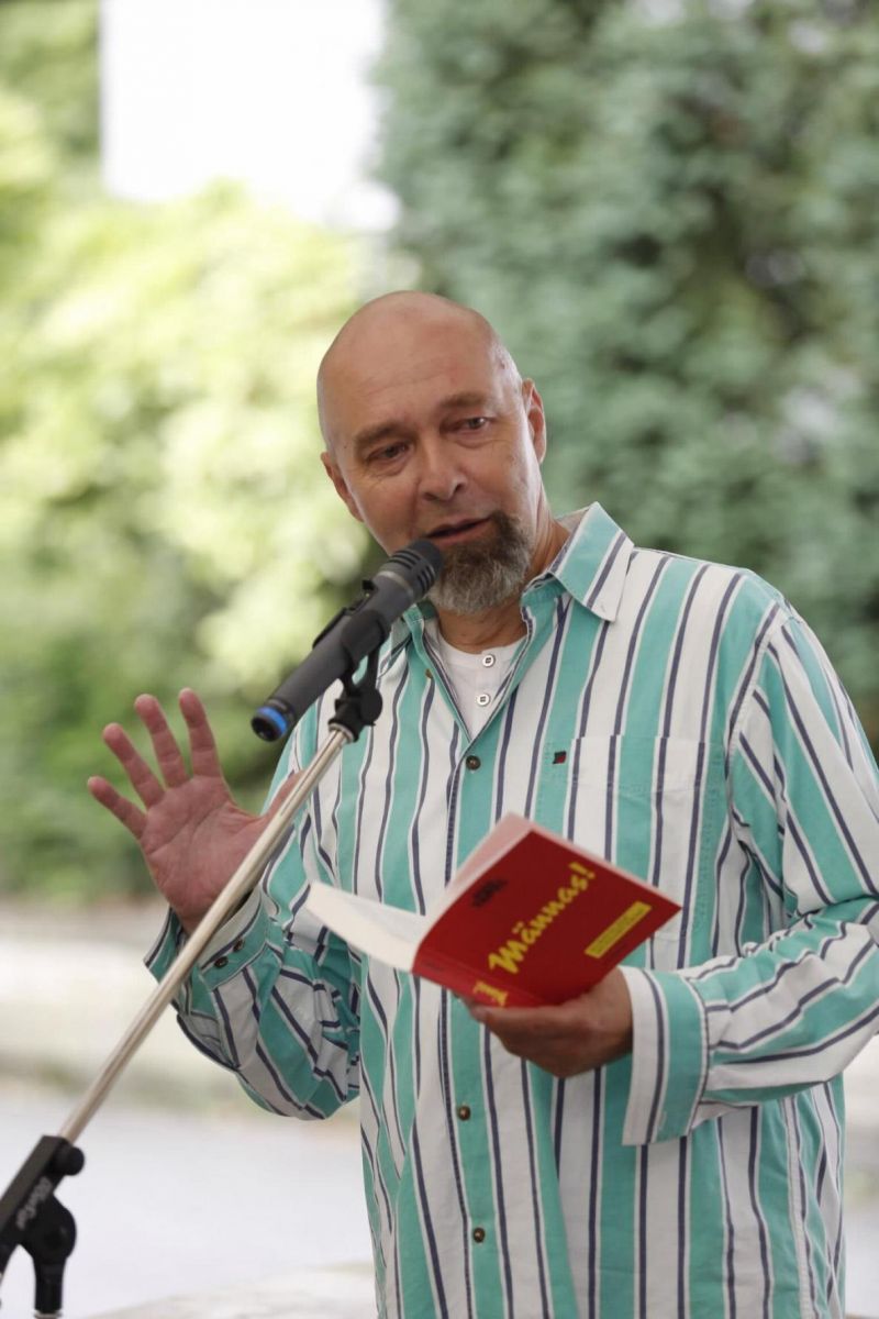 Stadtradeln mit Arnim Töpel – “Mei Fahrräddl hod ähn Gong” …