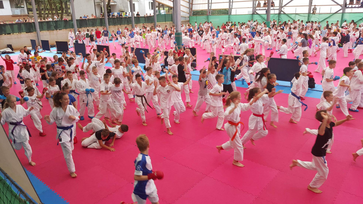 Youth Camp der World Karate Federation in Umag
