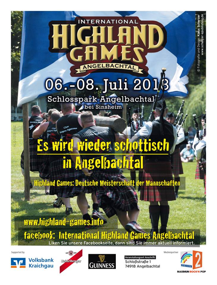 Highland Games in Angelbachtal – Jetzt am Wochenende