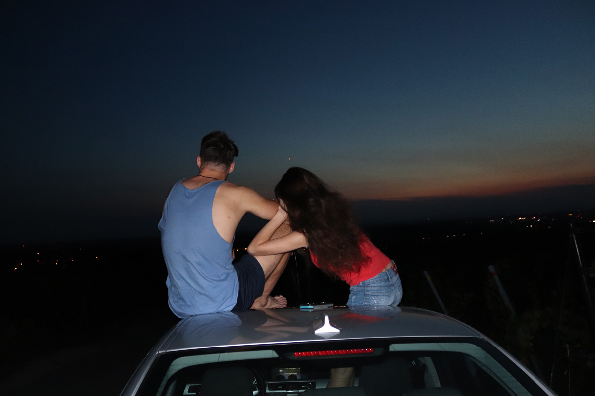 Mondfinsternis – herrlicher Ausblick von unseren Weinbergen
