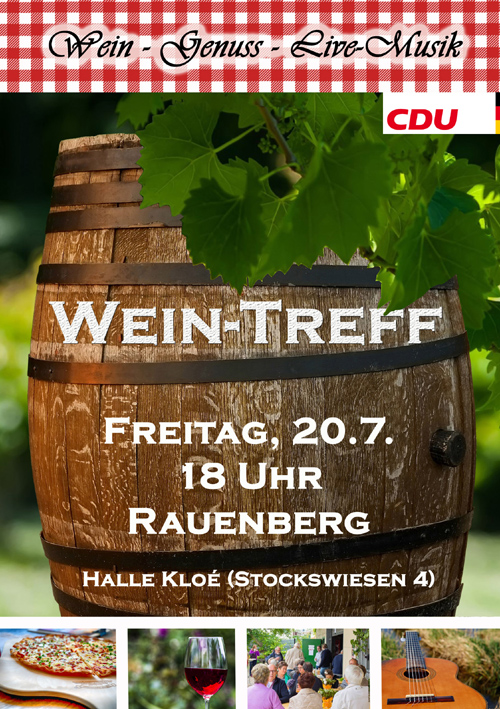 Einladung zum Wein-Treff