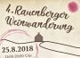 4. Rauenberger Weinwanderung – Samstag 25.8.2018 von 11-20 Uhr