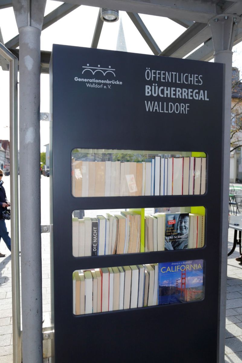 Walldorf bekommt zwei weitere öffentliche Bücherregale