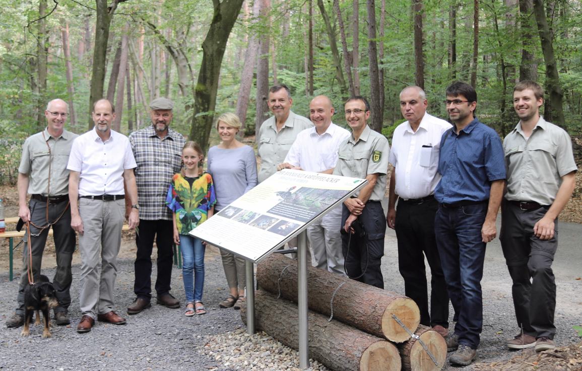 Erlebnisstation im „Urwald von morgen“