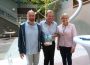 Preisverleihung für die besten Stadtradler mit Arnim Töpel und Günter Haritz