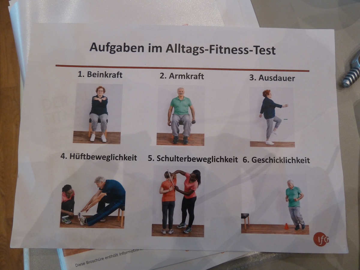 Alltags-Fitness-Test 60+ beim WiWa Familie-Bewegungstag