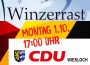Herzliche Einladung an alle Mitglieder, Freunde der CDU Wiesloch