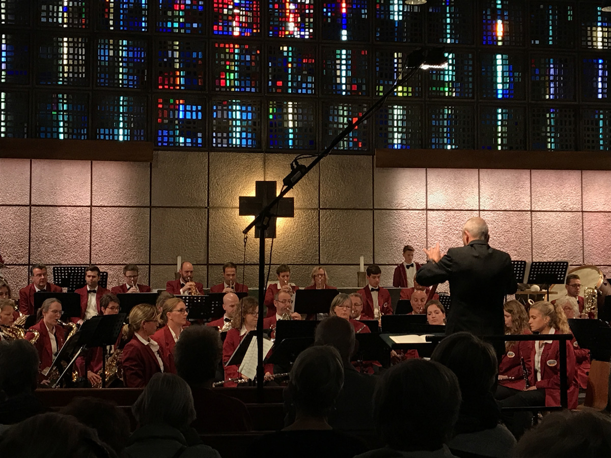 Stadtkapelle Wiesloch beeindruckt beim Festival der Bläsermusik in Mannheim