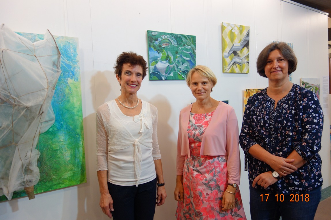 Vernissage zur Jubiläumsausstellung der Künstlergruppe Walldorf