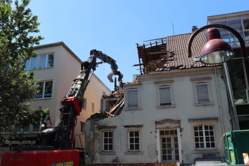 Abbruch Gasthaus in WIesloch