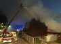 Vereinsheim in Flammen