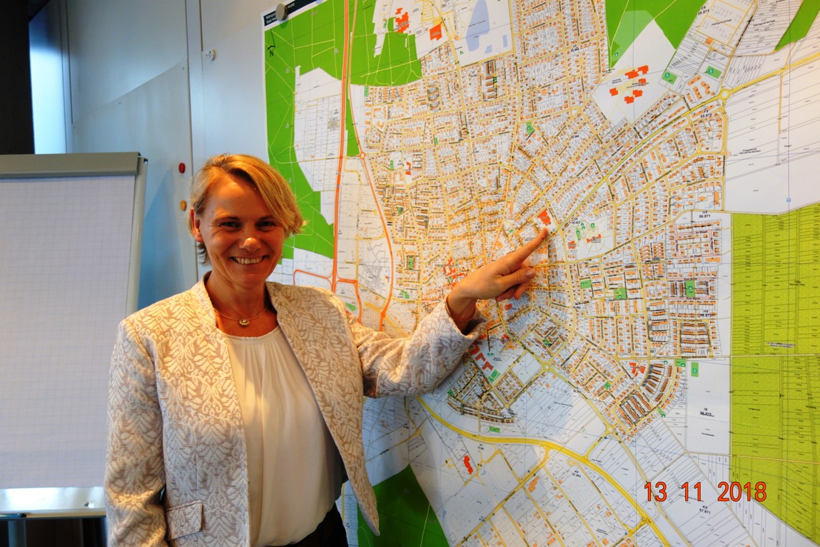 Bürgermeisterin Christiane Staab „für Walldorf“ im Gespräch