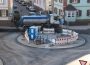 Wieslochs neuer Kreisel – Asphaltdecke aufgetragen