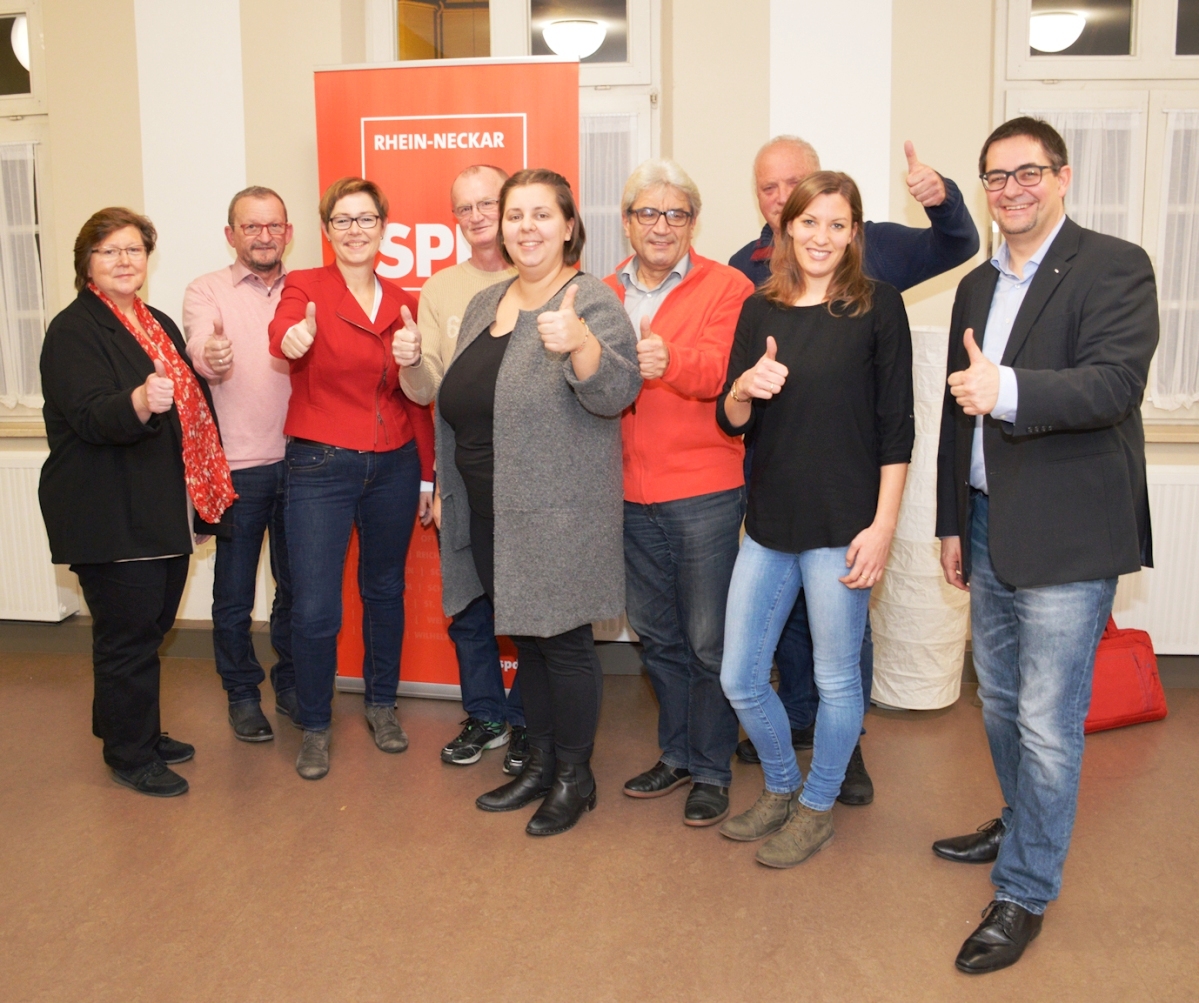 SPD nominierte ihre Kandidatinnen und Kandidaten im Kreistagswahlkreis Walldorf/St. Leon-Rot