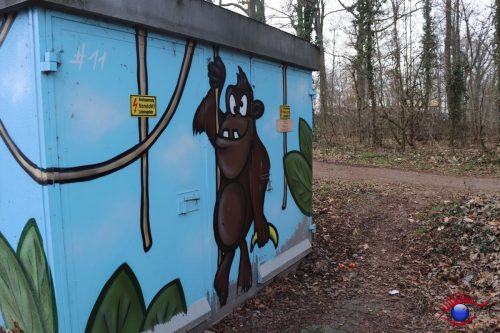 s'Äffle im Wieslocher Dämmelwald