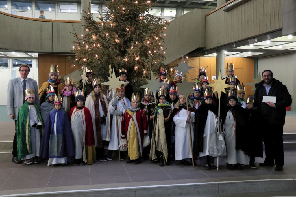 Sternsinger im Rathaus – Engagement für Kinder mit Behinderung