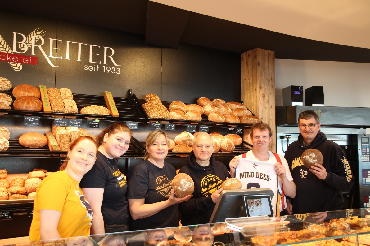 Wild Bees Sandhausen: Honigbrot von der Bäckerei Breiter