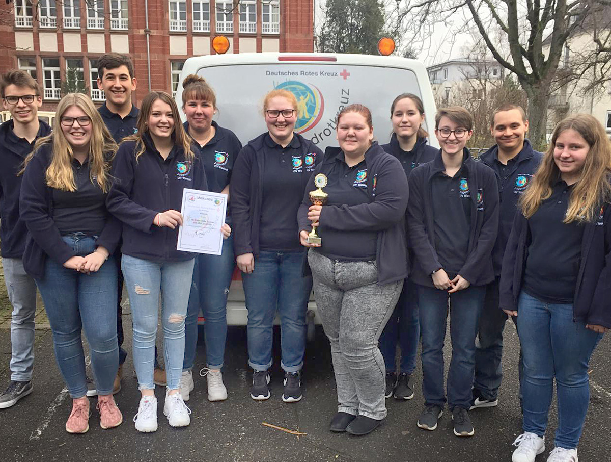 Jugendrotkreuz Wiesloch ergattert 1. Platz beim Erste-Hilfe-Turnier