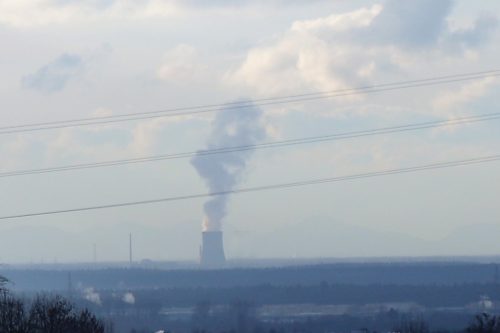 Foto der neue Kraftwerks-Silhouette heute