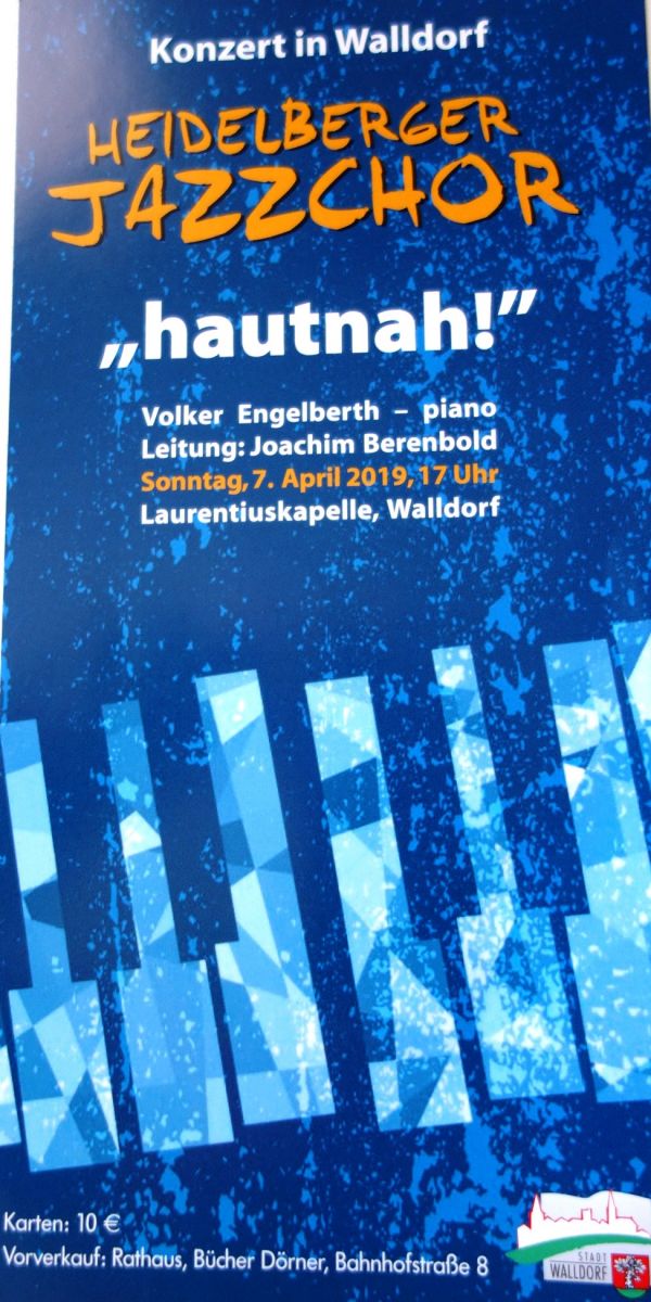 Der Heidelberger Jazzchor „hautnah!“ in der Laurentiuskapelle