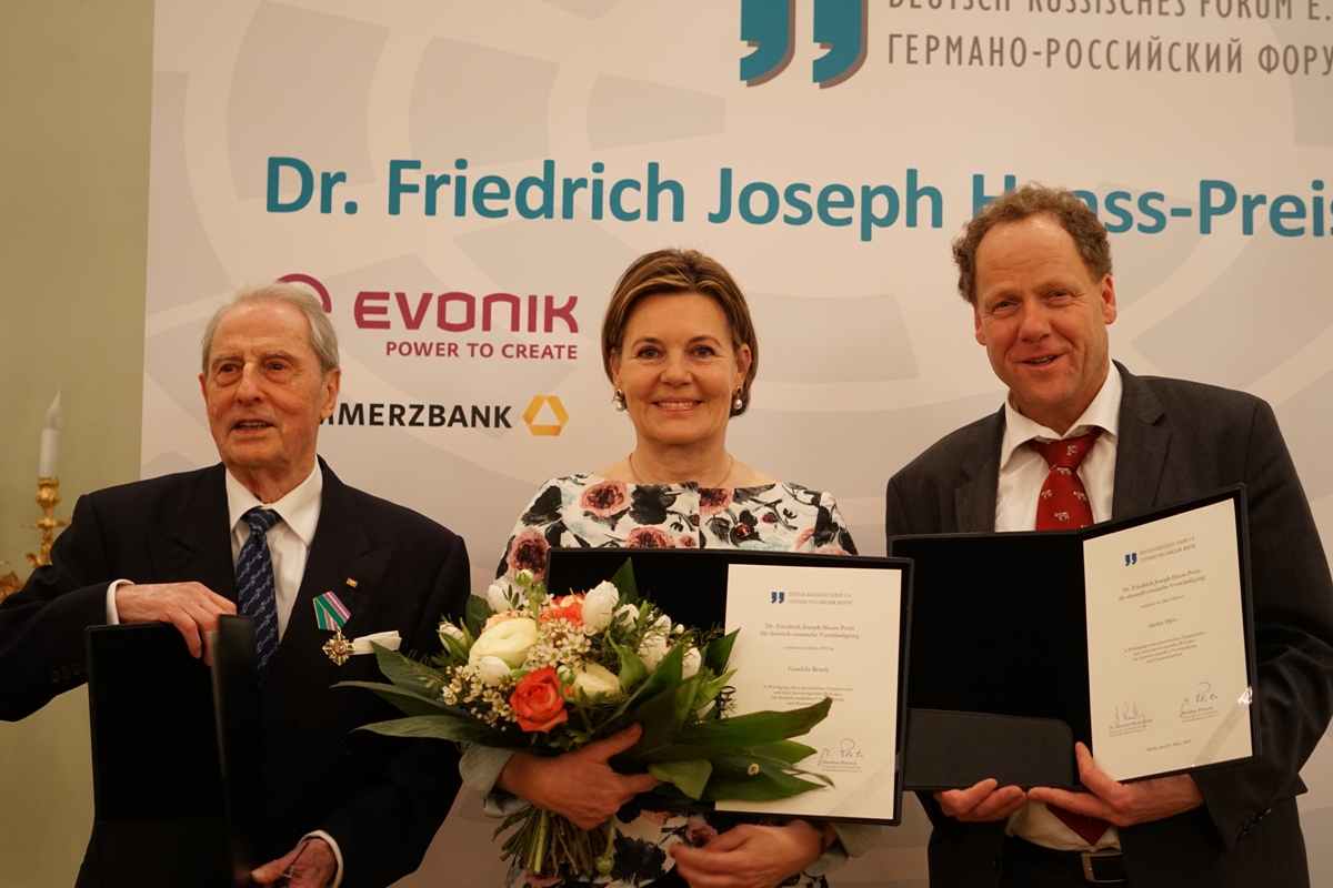 Ekosem-Agrar AG: Stefan Dürr mit Dr. Friedrich Joseph Haass-Preis für deutsch-russische Verständigung ausgezeichnet